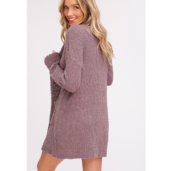 SKYLAR Softest Breathable Cardigan- MOCHA - Picture 2 of 3